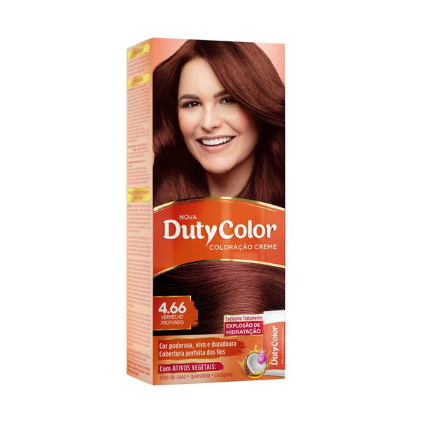 DutyColor 4.66 Vermelho Profissional - Coloração Permanente