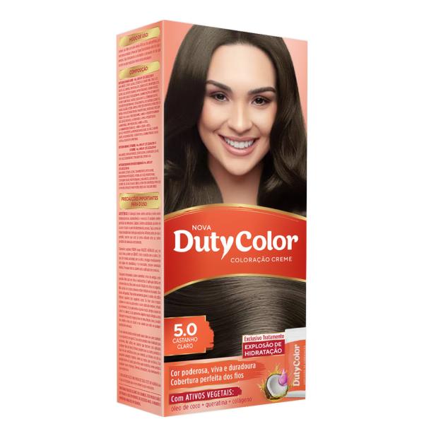 DutyColor 5.0 Castanho Claro - Coloração Permanente