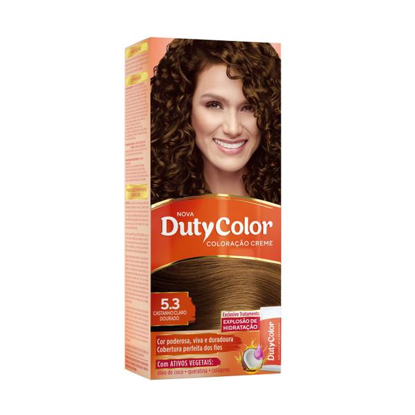 DutyColor 5.3 Castanho Claro Dourado - Coloração Permanente