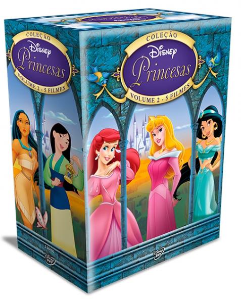 DVD Box - Coleção Princesas - Vol. 2 - Disney