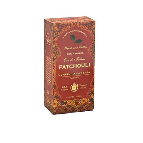 E - Perfume Patchouli 100Ml Companhia da Terra