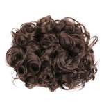 Easy-To-Wear cabelo ¨¤ moda C¨ªrculo Mulheres Meninas Comb peruca de cabelo encaracolado