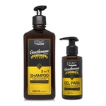 Efac Cosméticos Gentleman Shampoo 2 Em 1 500ml + Gel 130ml