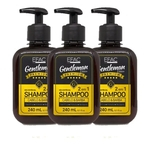 Efac Cosméticos Kit Gentleman Cabelo E Barba 3 Shampoos 240g