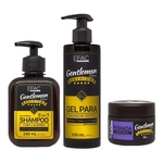 Efac Gentleman Shampoo 240ml + Gel 230ml + Pomada efeito seco 50g