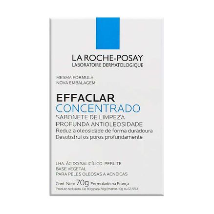 Effaclar Concentrado La Roche-Posay Sabonete Facial em Barra 70g