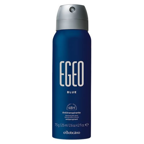 2 Egeo Desodorante Aerosol Antitranspirante Blue 75g Cada