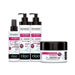 Eico Kit Liso Mágico Shampoo + Condicionador + Máscara + Spray