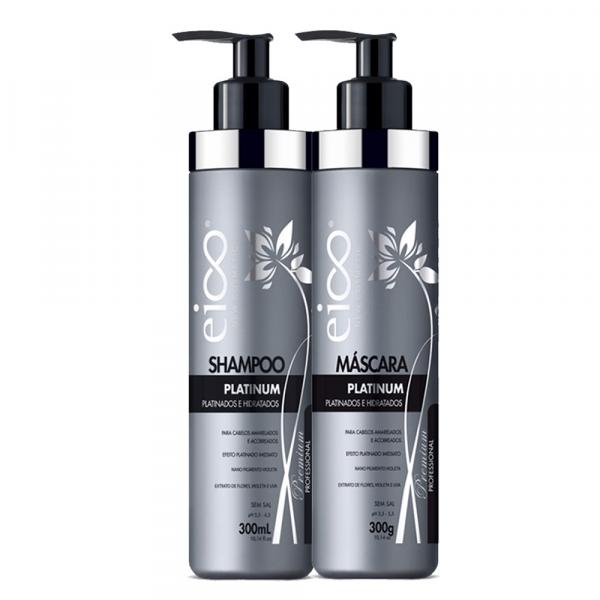 EICO - KIT Platinum com 2 Produtos - Shampoo e Máscara