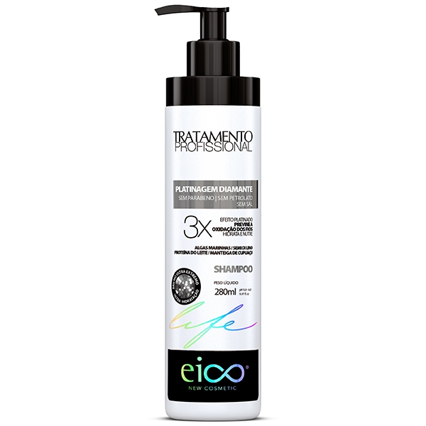 Eico Life Platinagem Diamante Shampoo 280ml