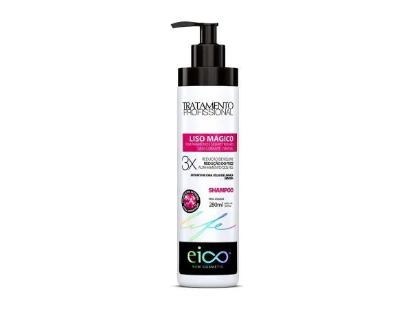 Eico Shampoo Liso Mágico 280ml - Eico Cosméticos