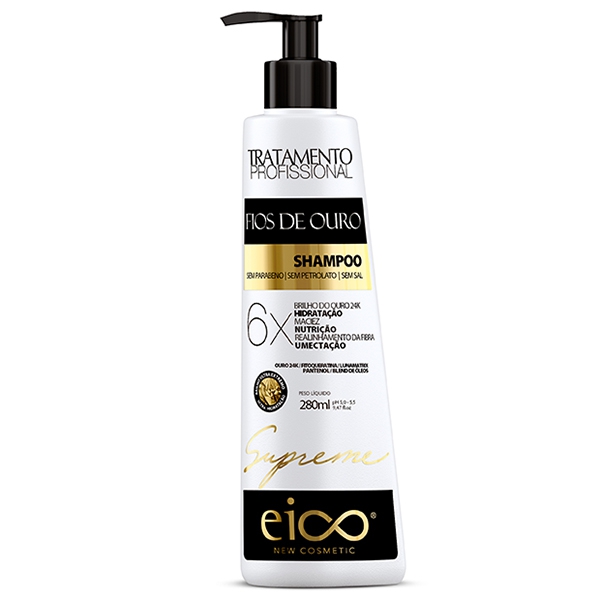 Eico Supreme Fios de Ouro Shampoo 280ml