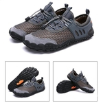 Homens respirável do Aqua Shoes Plano Calçado Outdoor Mar Elastic Sneakers