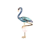 Elegante Flamingo animal do p¨¢ssaro broche feminino animal broche