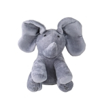 Elétrica adorável pequeno elefante Animated Flappy Empurre boneca