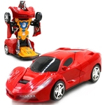 Elétrica deformação crianças carro menino carro elétrico deformação universal brinquedo diamante dois-em-um deformação robô