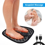 Elétrica EMS Pé Estimulador Pés Massager Pad Muscle a circulação sanguínea Aliviar Ache Dor