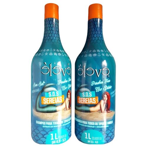 Eleve Kit SOS Sereias Shampoo + Condicionador 1l