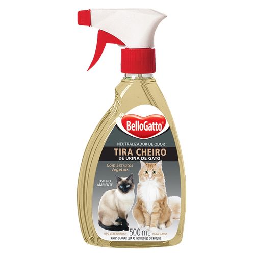 Eliminador de Odor Bellogatto Tira Cheiro para Gatos - 500ml