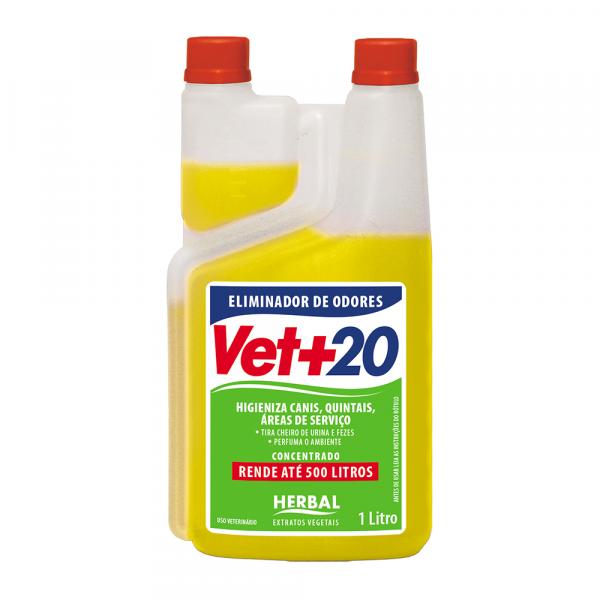 Eliminador de Odor Concentrado Vet+20 Herbal - 1 Litro