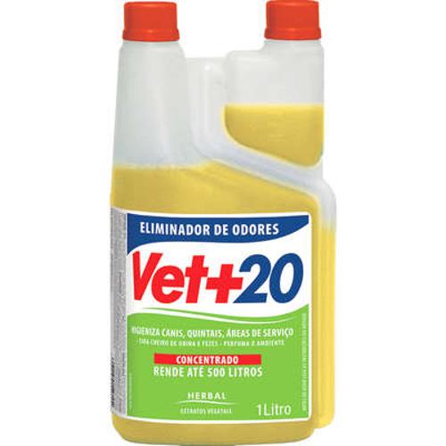 Eliminador de Odor Concentrado Vet + 20 Herbal - 1 Litro