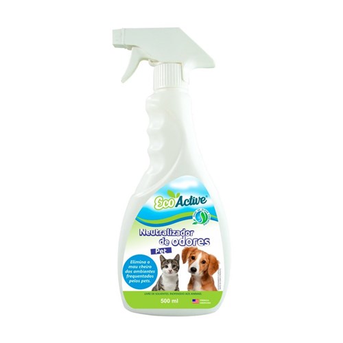 Eliminador de Odor Eco Active para Cães e Gatos 500Ml