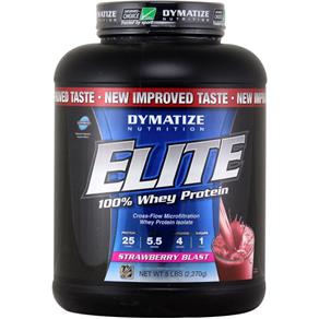Elite 100% Whey Protein 2,27Kg Morango - Dymatize Nutrition