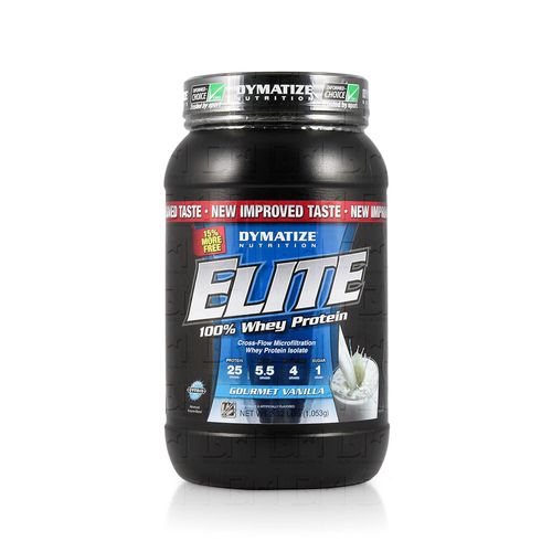 Elite Whey Protein Isolate 2lbs - Dymatize Nutrition Elite Whey Protein Isolate 2lbs Baunilha - Dymatize Nutrition