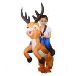 Elk inflável traje traje partido dos desenhos animados Natal Props Styling