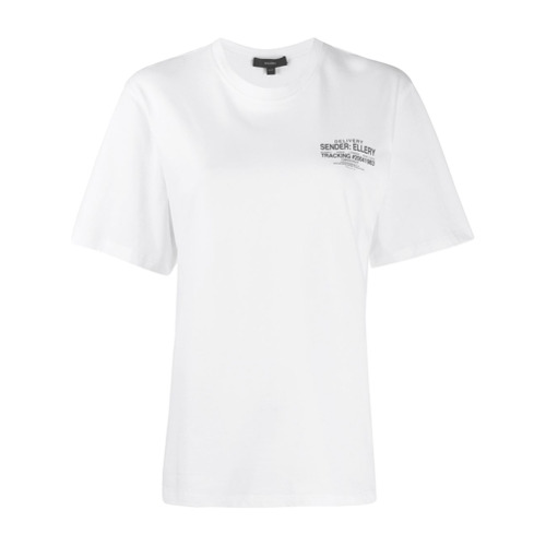 Ellery Camiseta com Estampa de Logo - BRANCO