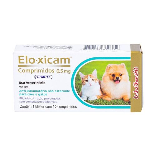 Elo-xicam 0,5 Mg Anti-inflamatório 10 Comprimidos