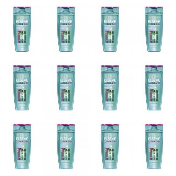 Elseve Hydra Detox Shampoo Anti Oleosidade 400ml (Kit C/12)