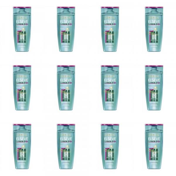Elseve Hydra Detox Shampoo Anti Oleosidade 400ml (Kit C/12)