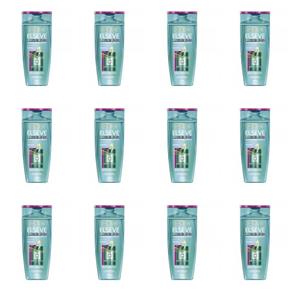 Elseve Hydra Detox Shampoo Anti Oleosidade 400ml - Kit com 12