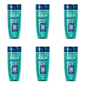 Elseve Hydra Detox Shampoo Anticaspa 200ml - Kit com 06