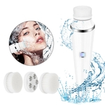 3 em 1 multifunções eletrônico Facial Pore Cleansing Esfoliante escova face Massager pele