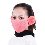 2 em 1 Unisex Orelha Quente Tampa + Dust-proof máscara perfeita Acessório Wear para o inverno