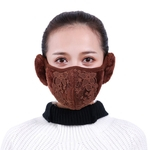 2 em 1 Unisex Orelha Quente Tampa + Dust-proof máscara perfeita Acessório Wear para o inverno Earmuff
