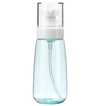 Em forma de U portátil 100ml Loção garrafa vazia espuma cremosa Cosmetics Bottle (azul transparente)