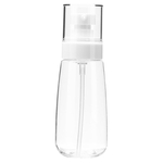 Em forma de U portátil loção garrafa vazia espuma cremosa Cosmetics Bottle 100ml (transparente)