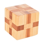 Emorefun Qin bambu bloqueio cubo mágico Logic Puzzle Burr Puzzles Quebra-cabeça intelectual Remoção Montagem Toy