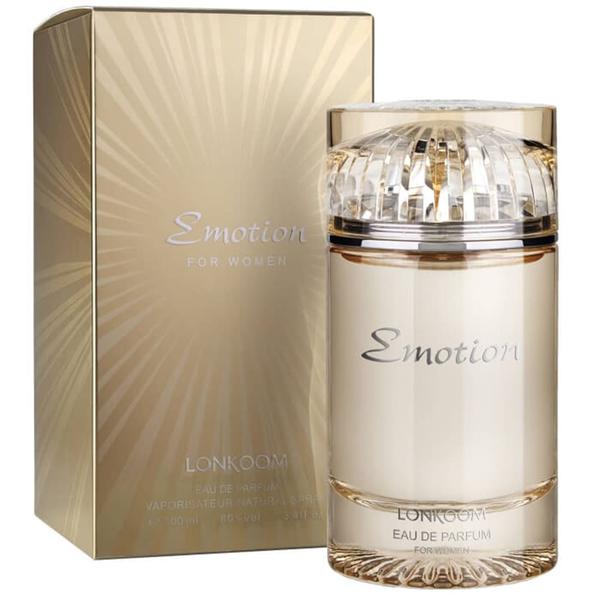 Emotion Gold Eau de Parfum 100ml Lonkoom Perfume Feminino Original