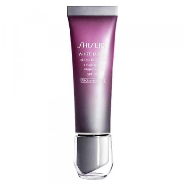 Emulsão Hidratante Clareadora Shiseido - White Lucent All Day Brightener SPF 50+ PA ++++