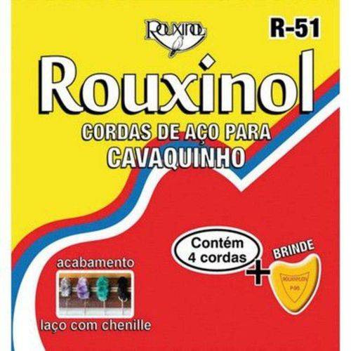 Encordoamento de Aço para Cavaquinho R-51 Rouxinol – 12 Pacotes com 4 Cordas Cad