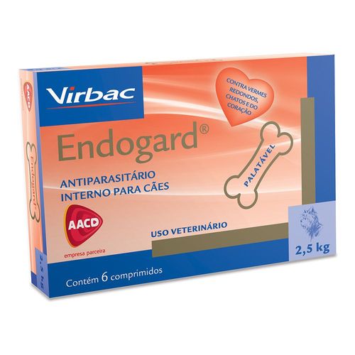 Endogard 2,5 Kg com 06 Comprimidos