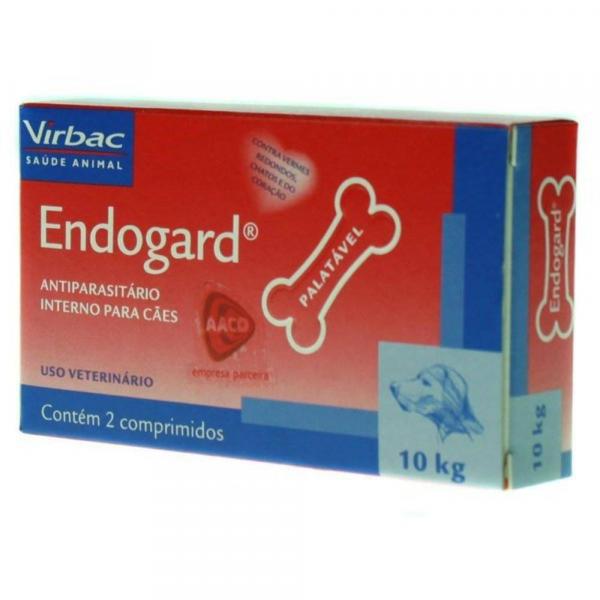 Endogard Cães Até 10 Kg- 2 Comprimidos - Virbac
