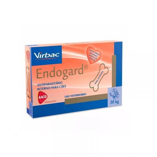 Endogard para Cães Até 30 Kg - 2 Comprimidos - Virbac