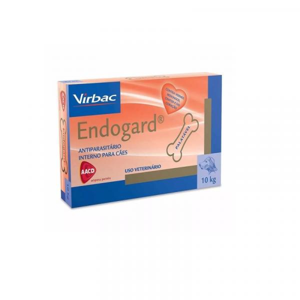 Endogard para Cães Até 10 Kg - 2 Comprimidos - Virbac
