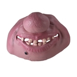 Engraçado Latex Máscara assustador Máscara Halloween Party Meia cara Cosplay assustador
