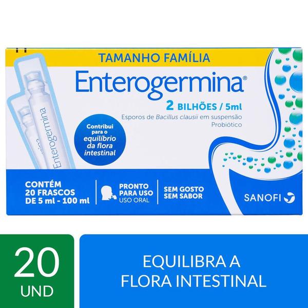 Enterogermina C/ 20 Flaconetes de 5mL Cada